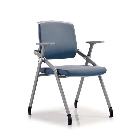 University School Plastic Back Stackable Folding Office Training Room Chair with Wheels